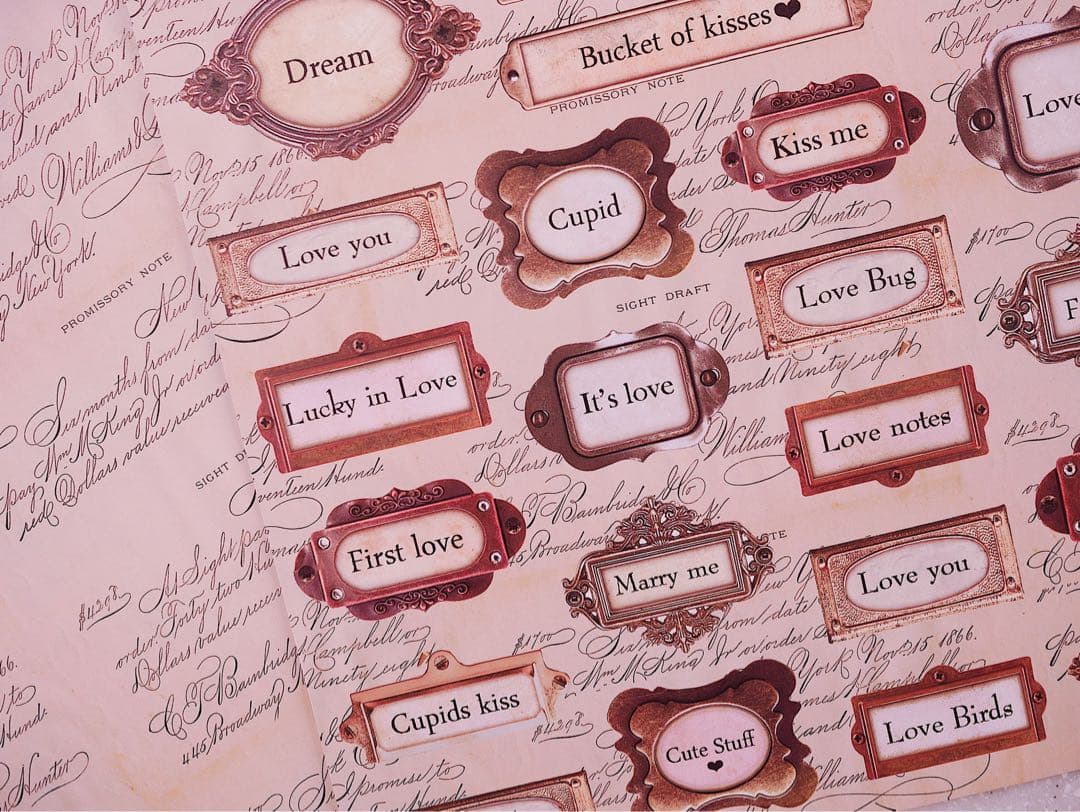 新作①♡ジャーナルコレクション60枚♡A4デザインペーパー&コラージュシート