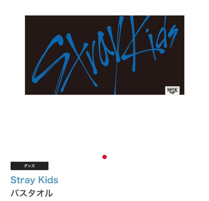 straykids MANIAC タオル