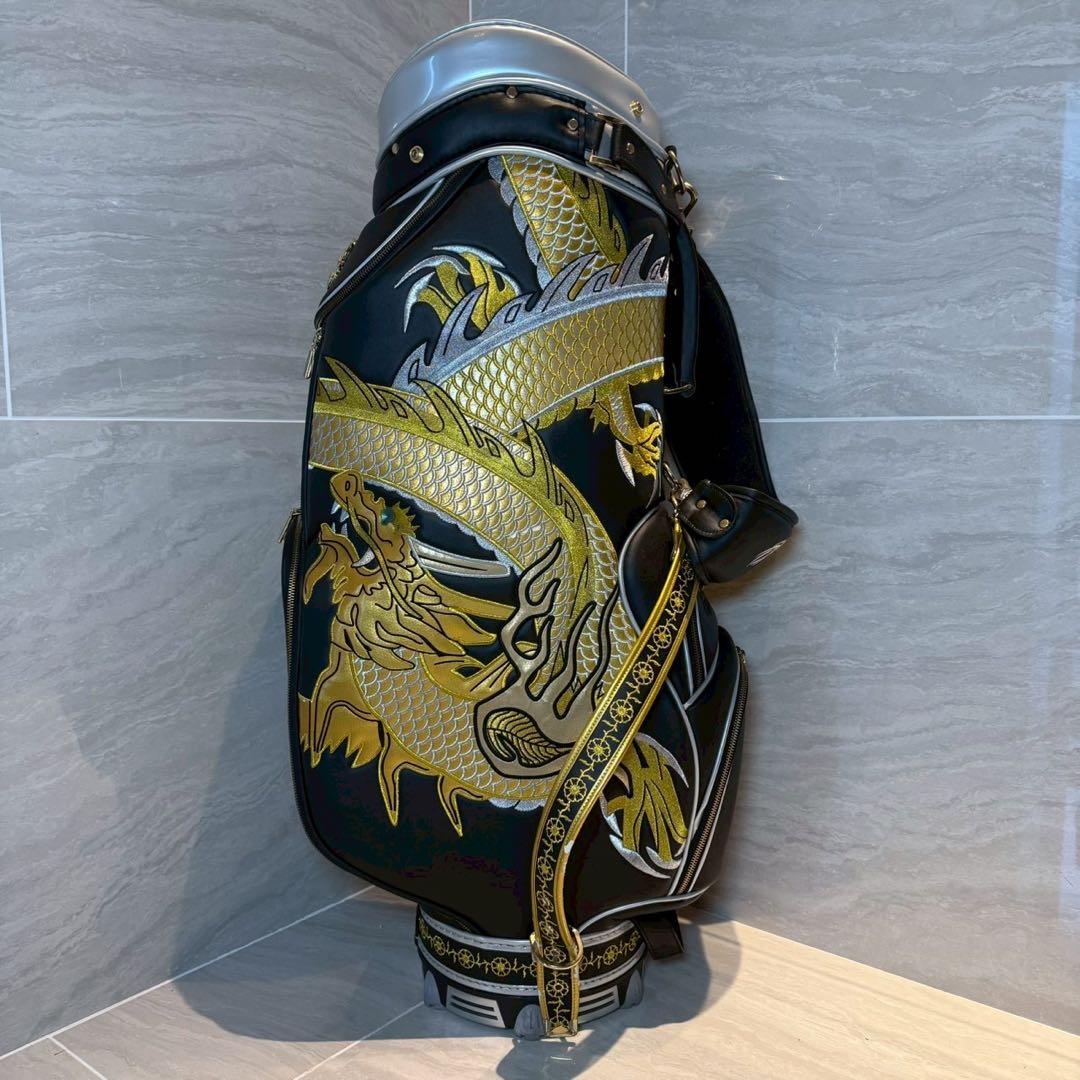 激レア　広田ゴルフ　生鉄　龍　キャディバッグ　3点式　9.0型