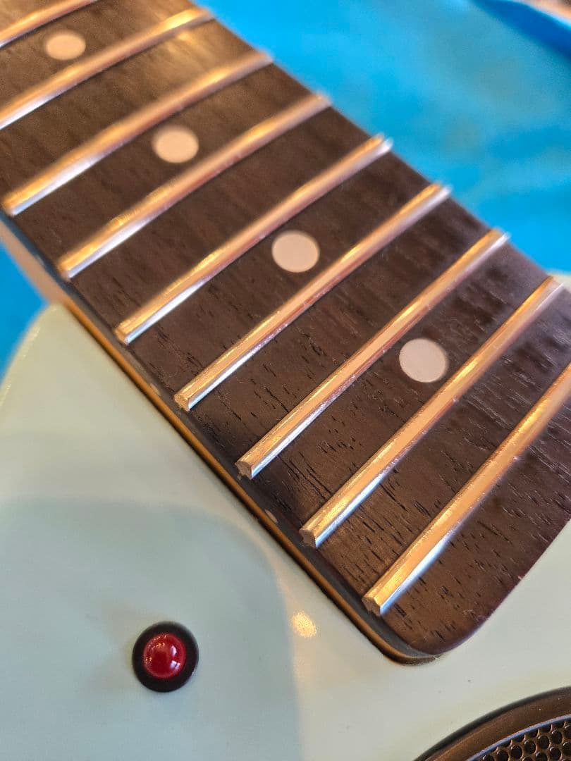 【美品】FERNANDES ZO-3 ミントグリーン フェルナンデス アンプ内蔵