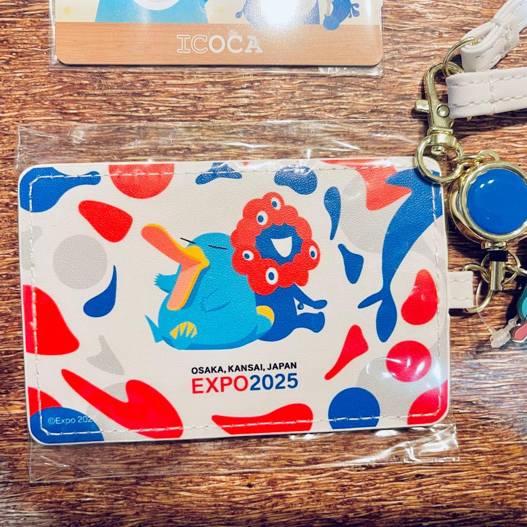 大阪万博限定　 万博記念ICOCA＋合皮パスケース　セット　EXPO2025