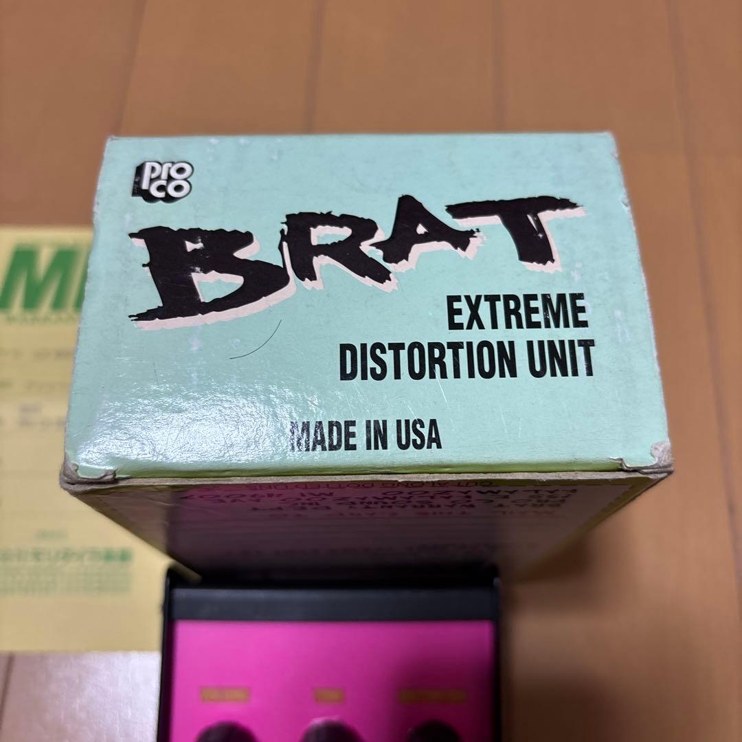 Pro Co BRAT Distortion 箱付き