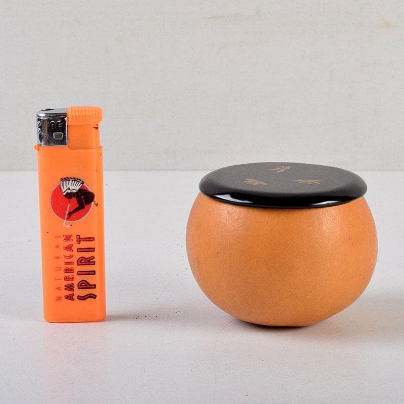 茶道具　北村葵春作　瓢箪　螺鈿装飾　螢蒔絵　茶器　共箱　V　9095