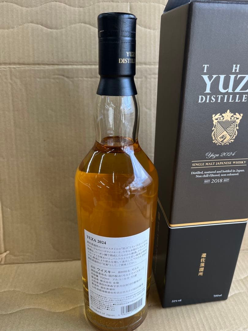 遊佐蒸留所　ＹＵＺＡ　シングルモルト2024 700ml 51%