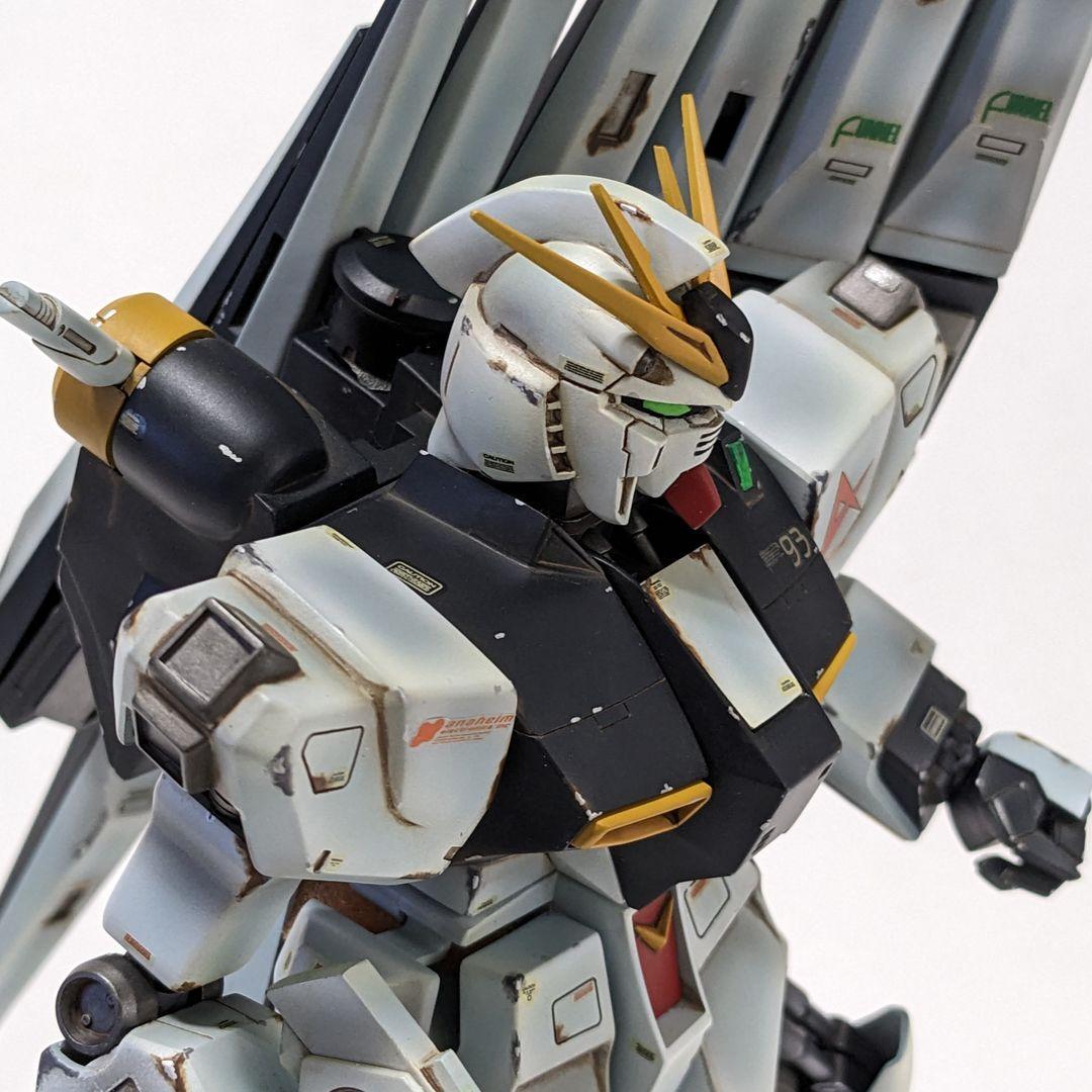 【ホビージャパン 波佐本英生 1999年製作 1/100νガンダム】完成品