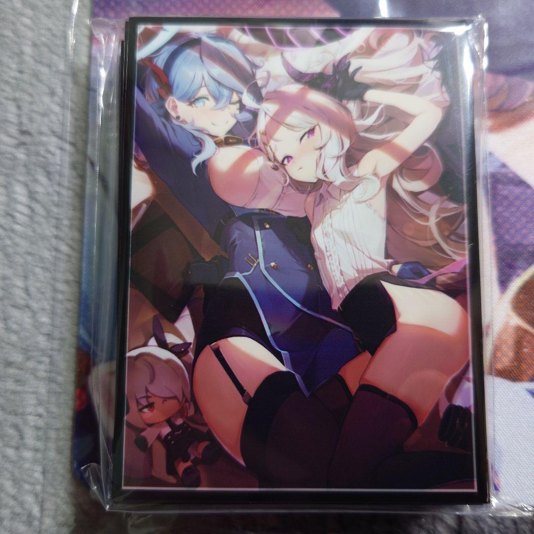 α1 ブルーアーカイブ くっつく二人 空崎ヒナ&天雨アコ スリーブ&プレイマット