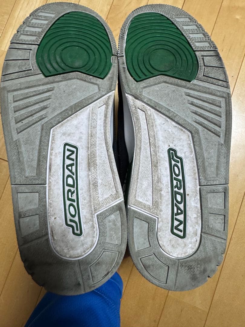 Air Jordan 3 ブラック/グレー/グリーン