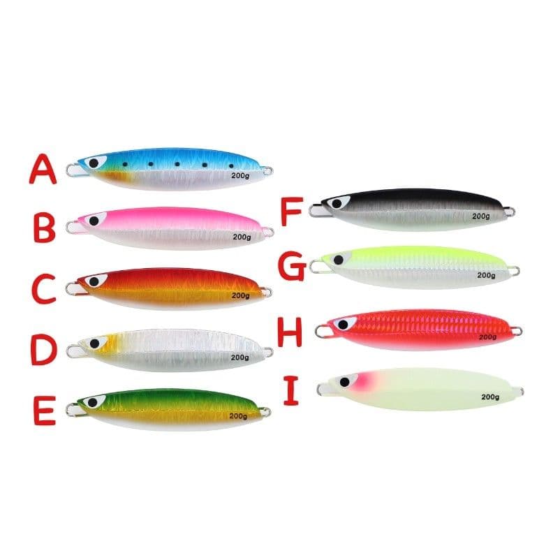 ８本 セット 180g 組合せ自由 メタルジグ TGベイト 形状 高比重