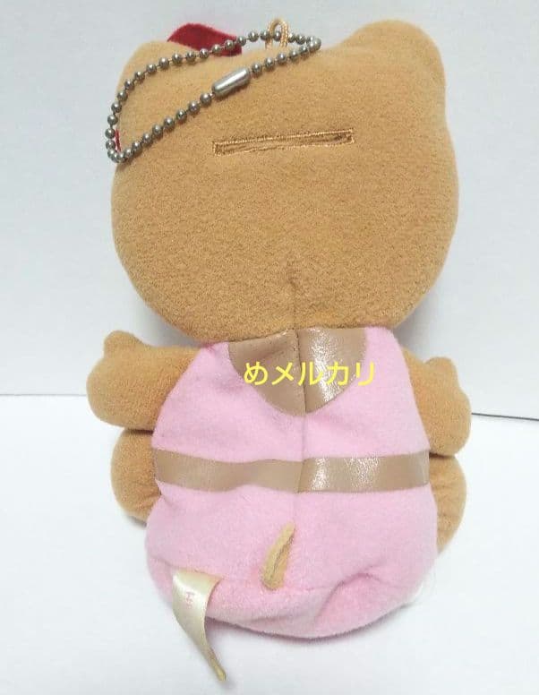サンリオ ハローキティ 日焼けキティ ぬいぐるみポーチ型ケースキーホルダー