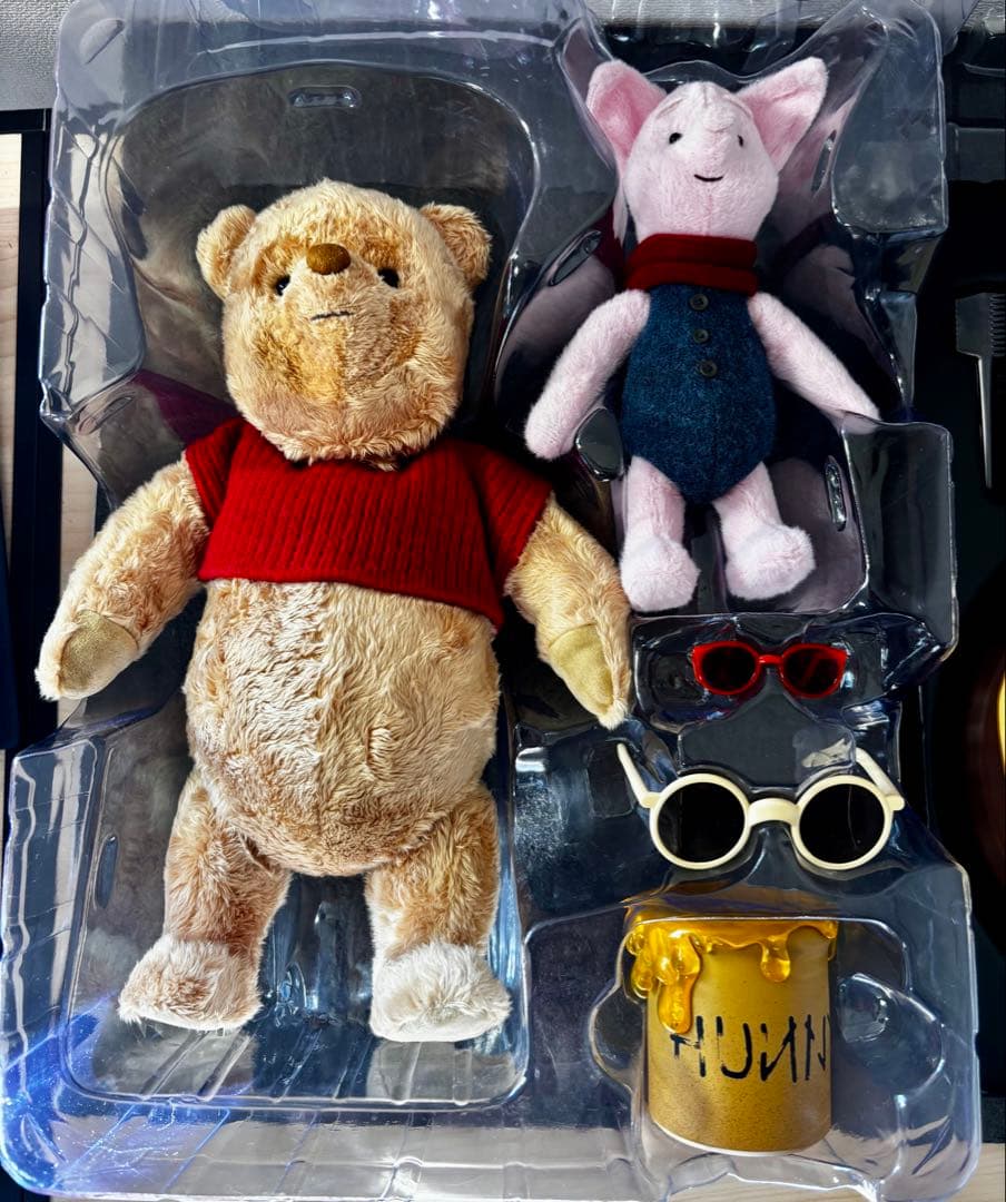 プーと大人になった僕　プー＆ピグレット　２体セット　ホットトイズ　フィギュア