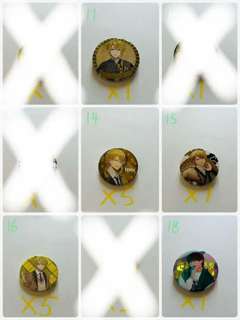 浦島坂田船センラさん缶バッジばらまとめ売り