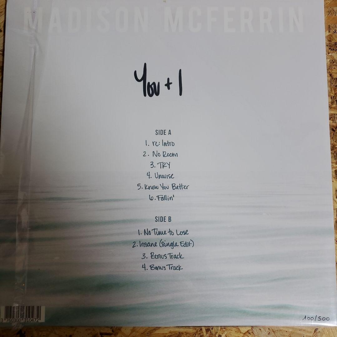 洋楽 madison mcferrin you+I LP