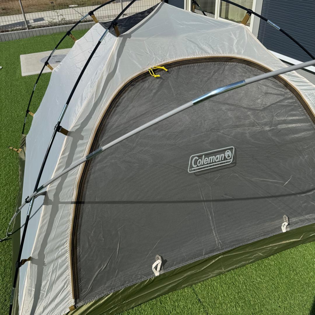 ①美品 コールマン ツーリングドームLX オリーブ テント
