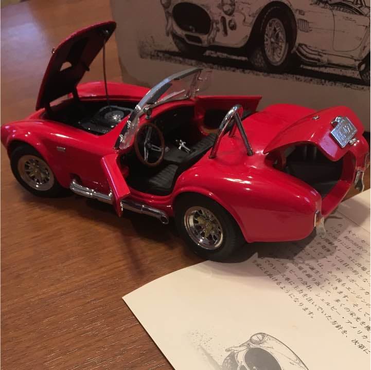 希少品1/20シェルビーコブラ 427SC赤IMMAレベル製