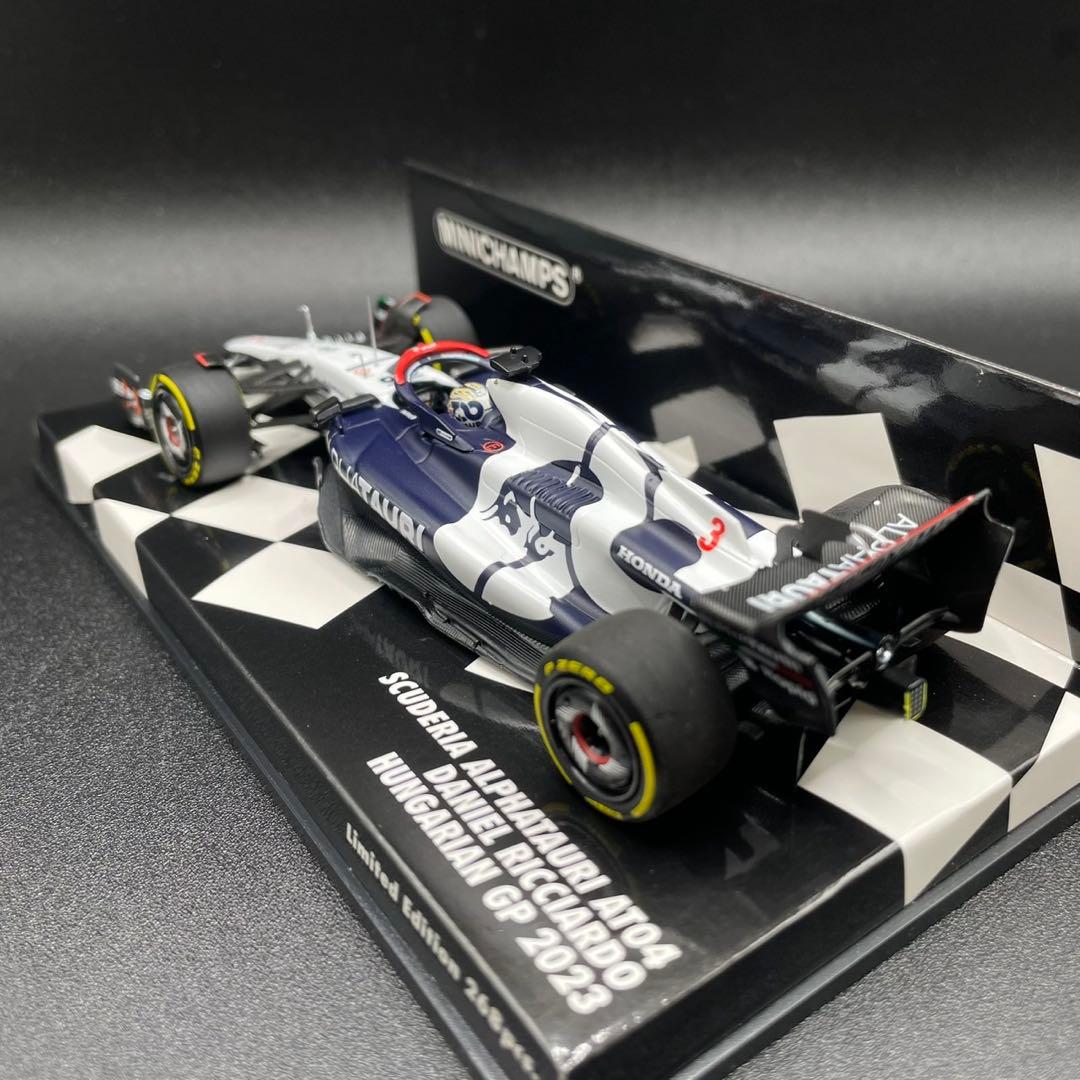 ミニチャンプス 1/43アルファタウリAT04ハンガリーGP 2023Dリカルド