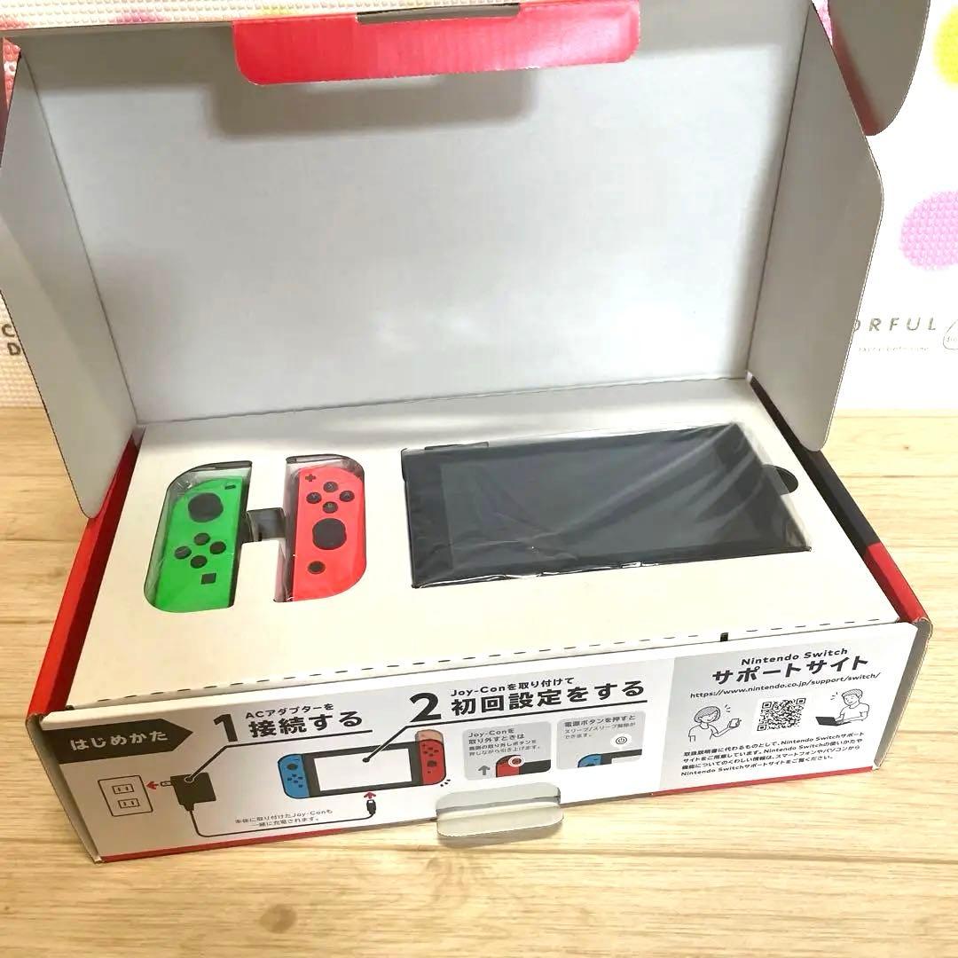 Nintendo Switch ネオンオレンジ・ブルーセット　マインクラフト付き