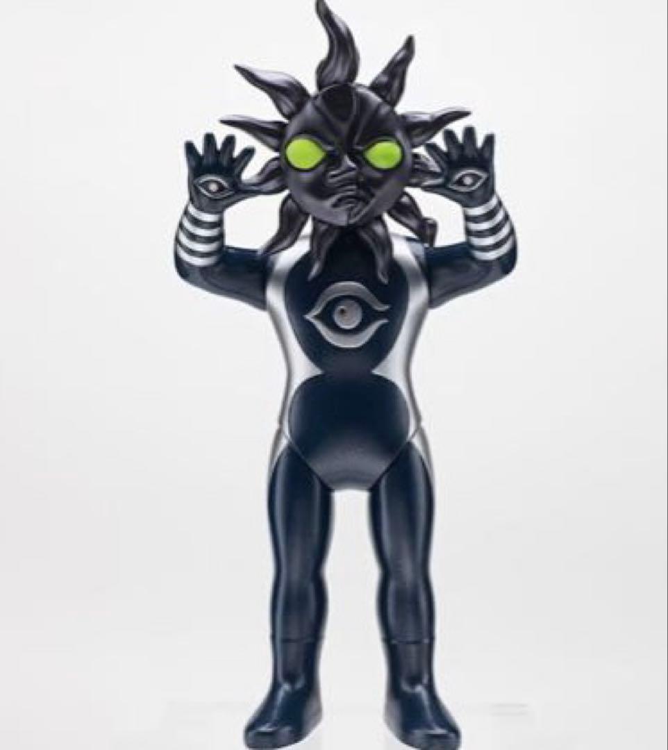 超復刻版タローマンソフビ人形 (ブラックタローマン)