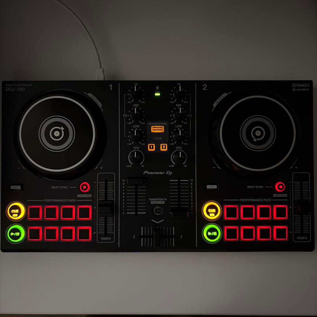 Pioneer DDJ-200 本体 + 保護カバー