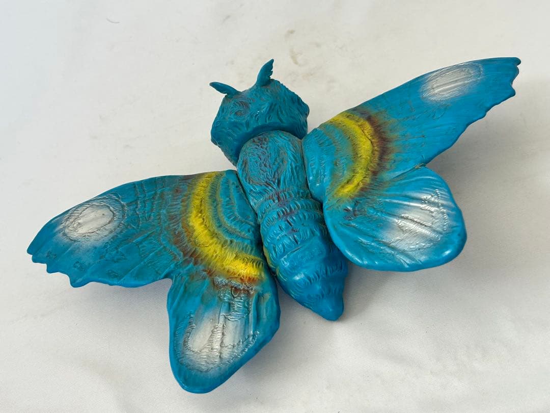 モスラ ソフビフィギュア 青色 ブルマァク復刻　バンダイ