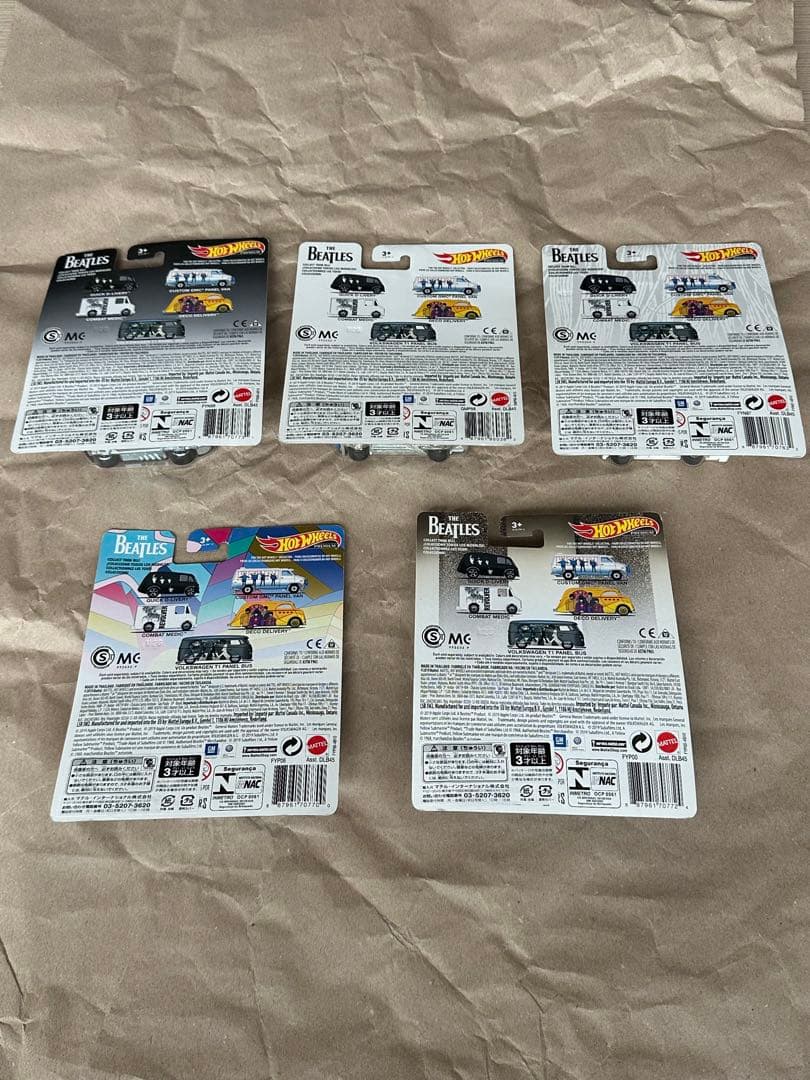 Hot Wheels ビートルズコレクション 5点セット