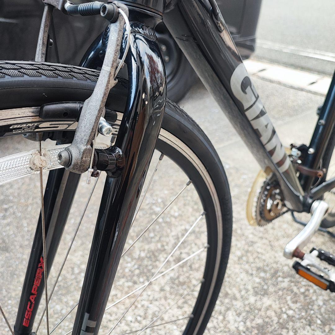 福岡発 整備済 GIANT エスケープ RX ブラック ジャイアント 新品パーツ