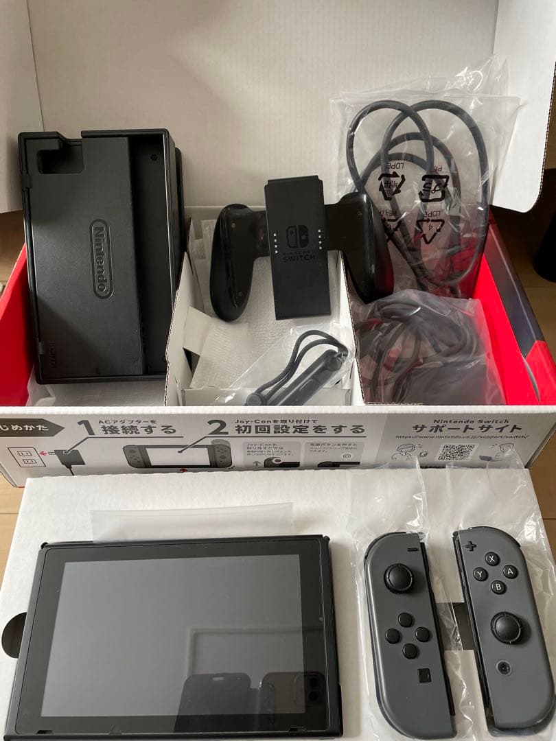 初代Nintendo Switch 本体 グレー ケースおまけ
