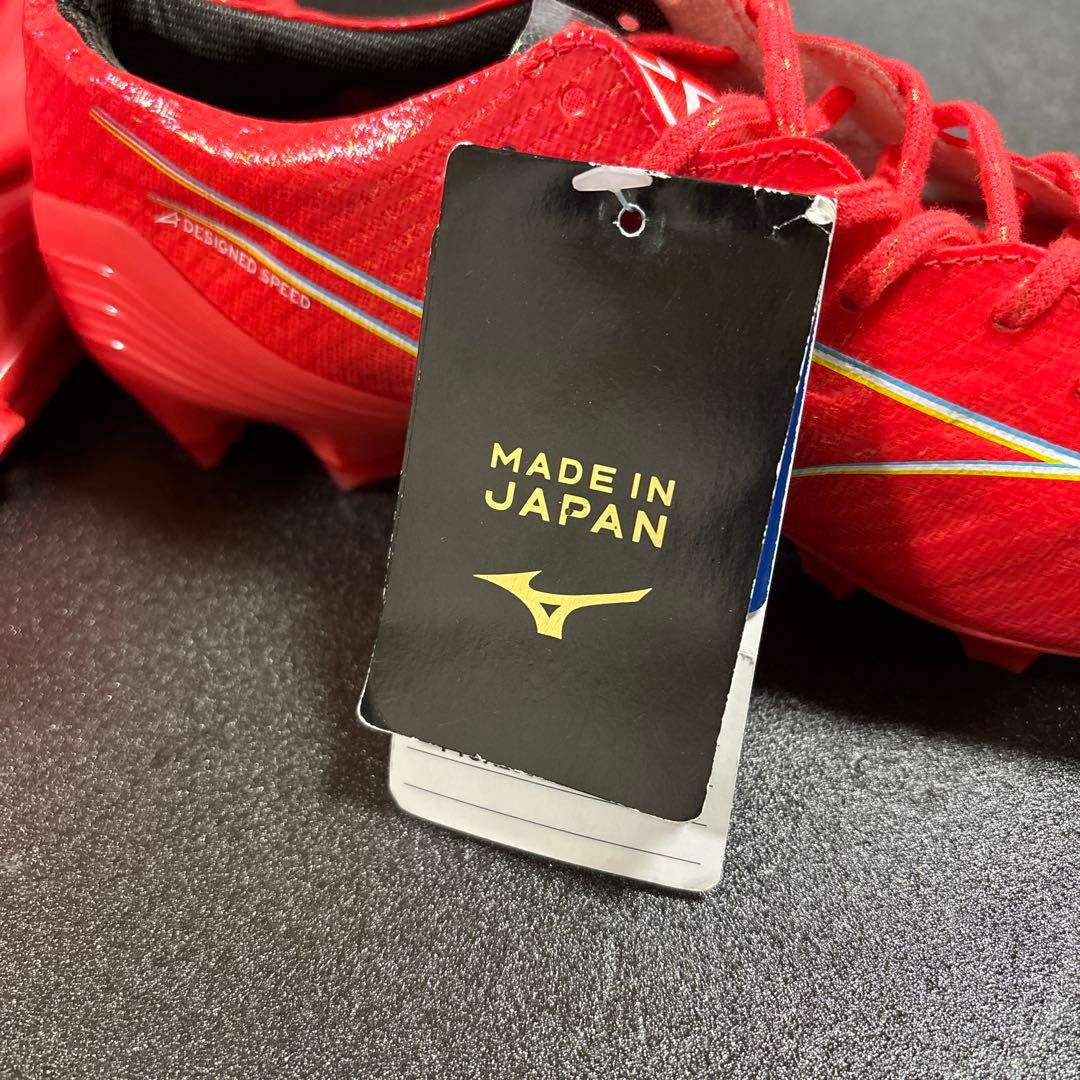 未使用品 ミズノ ALPHA アルファ ジャパン サッカースパイク 25.0cm