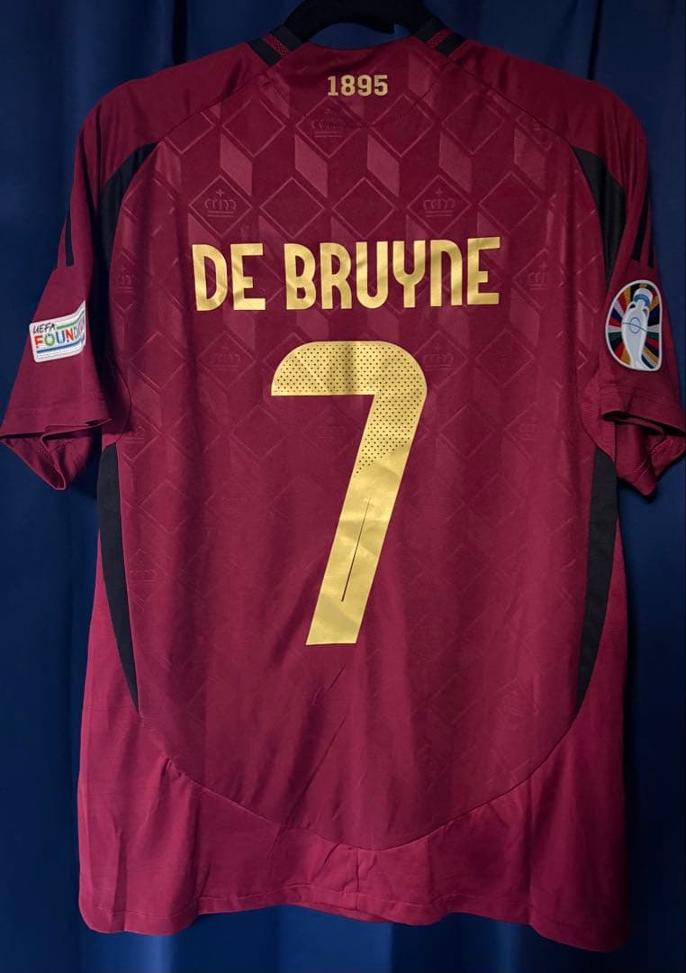 ベルギー代表 EURO2024 デブライネ ユニフォーム Lサイズ