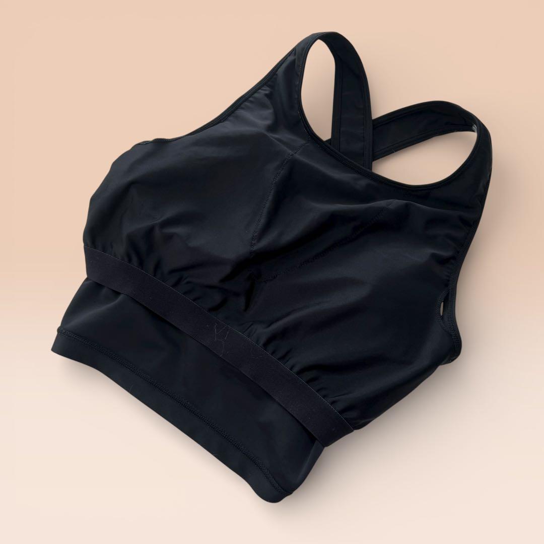 陸上　女子　セパレート　ユニフォーム　アシックス　黒