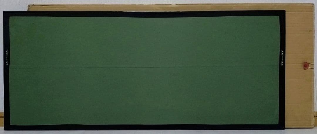 ロッカクアヤコ【段ボール画】手描き大型作品/表サイン有り/油彩/アクリル/額縁