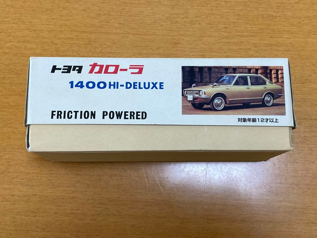 トヨタ カローラ 1400HI-DELUXE ブリキヤ製★グリーン　箱あり