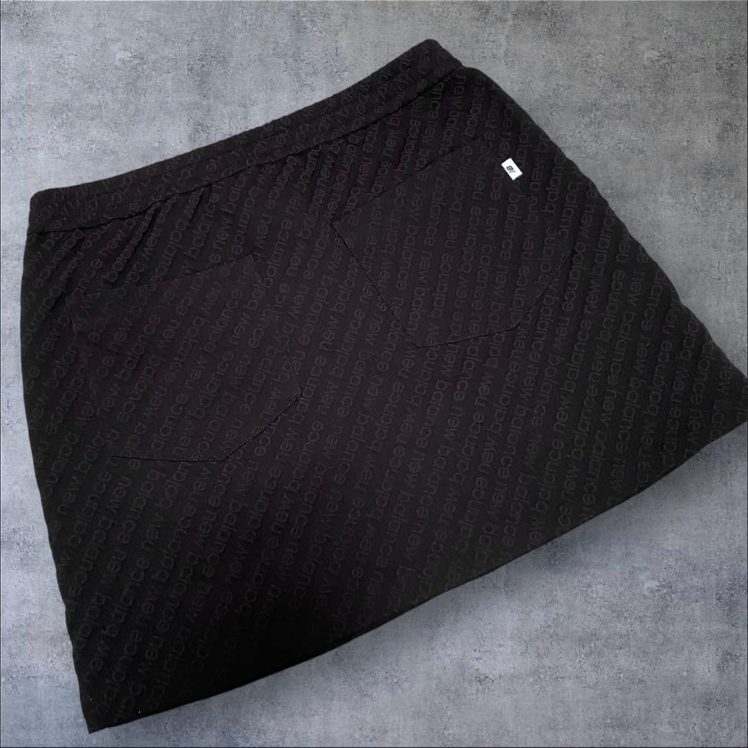 新品未使用　New Balance Golf ロゴ　スカート　BLACK 3