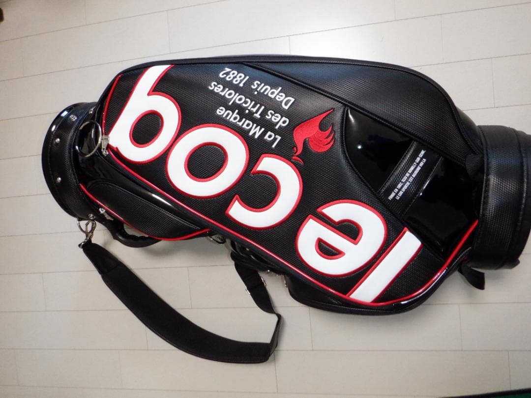 【美品】ルコックゴルフ大口径9.5型キャディバッグ　2023年モデル