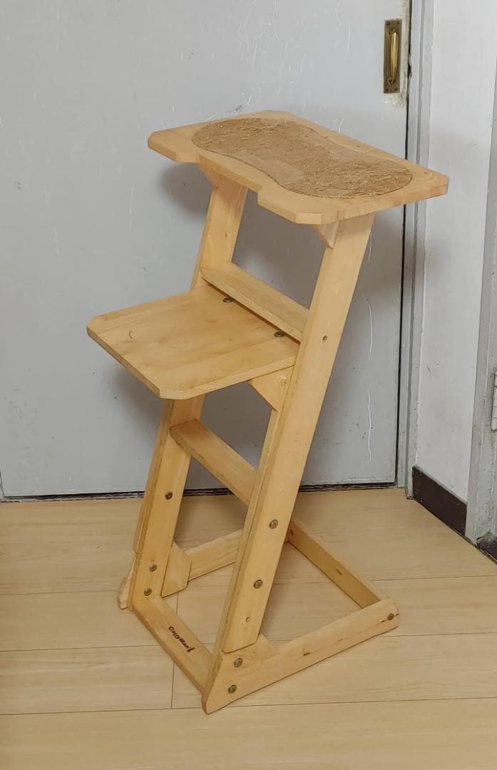 CattyMan 猫専用 木製 窓から外を眺めるのに便利な見晴らし台/4段階