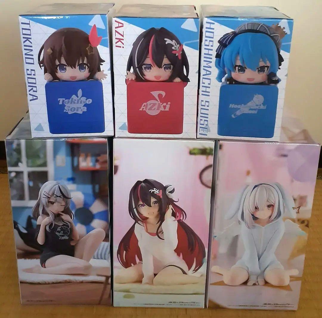ホロライブ　フィギュア　リラックスタイム　ひっかけフィギュア　8点セット