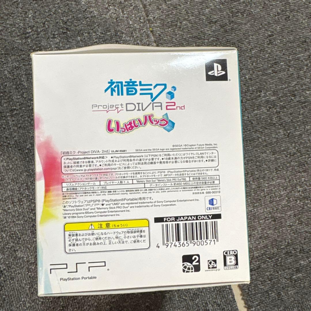 psp 初音ミク　いっぱいパック　本体　付属品