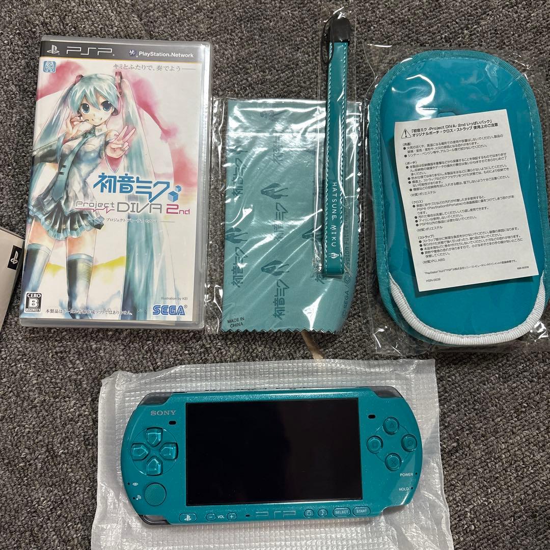 psp 初音ミク　いっぱいパック　本体　付属品