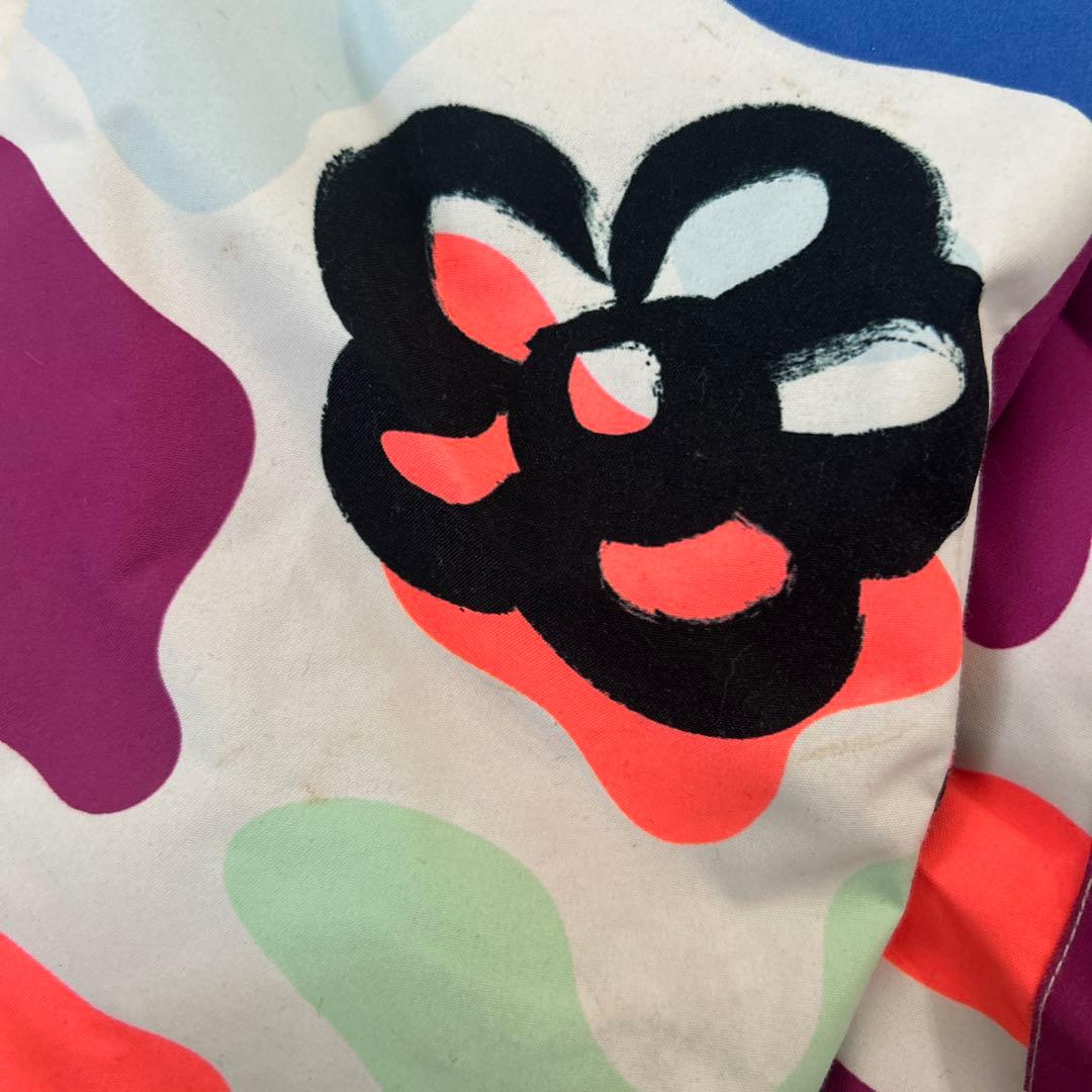 キッズ　BURTON スノーウェア上下セット 130 S 花柄 撥水 防寒