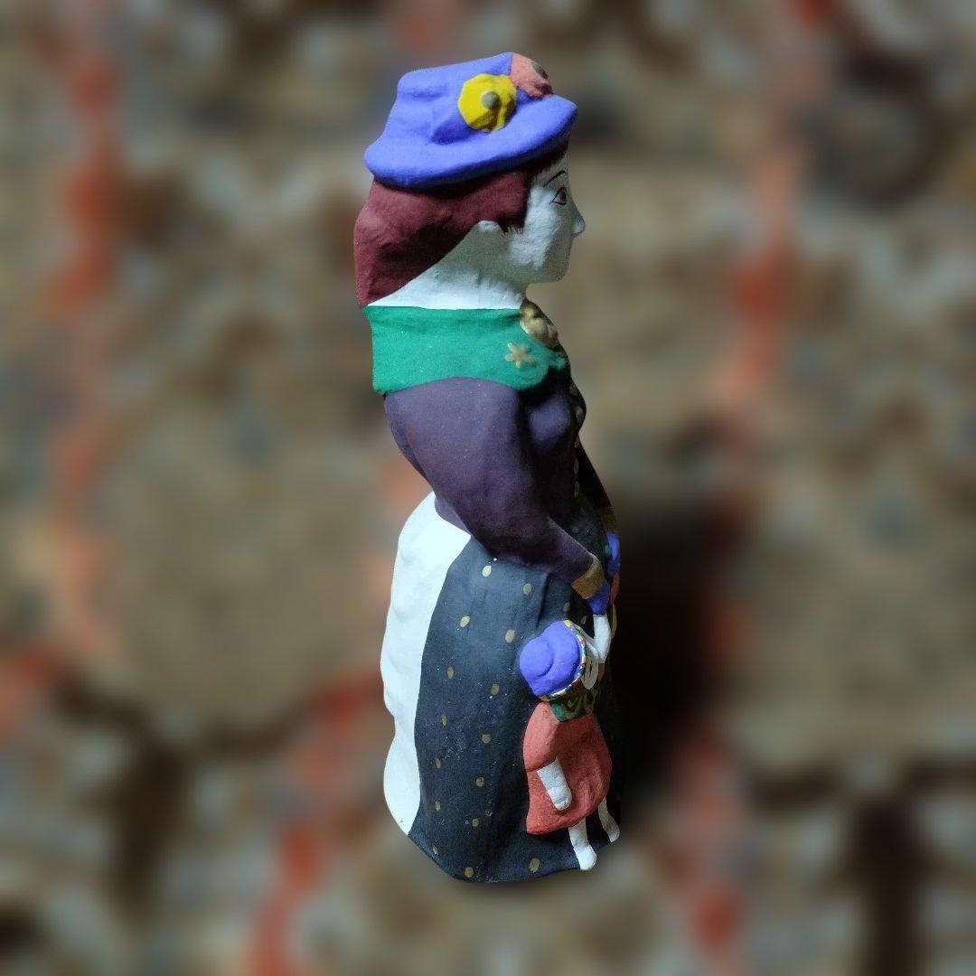 古賀人形　西洋婦人　長崎　アンティーク