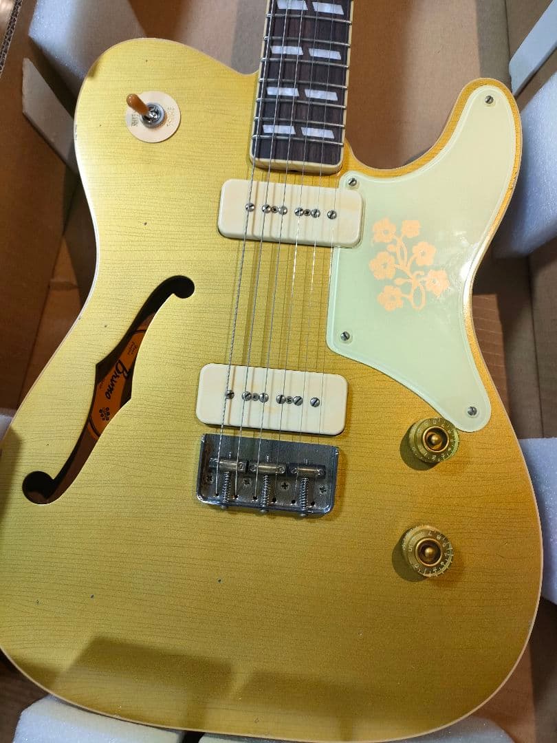 bruno guitars tn−295 goldtop
