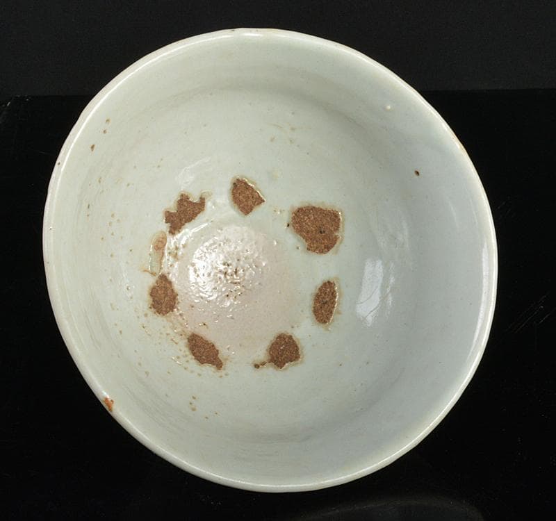 朝鮮美術　李朝　高麗白磁　鉢　碗　時代箱　V　R4447
