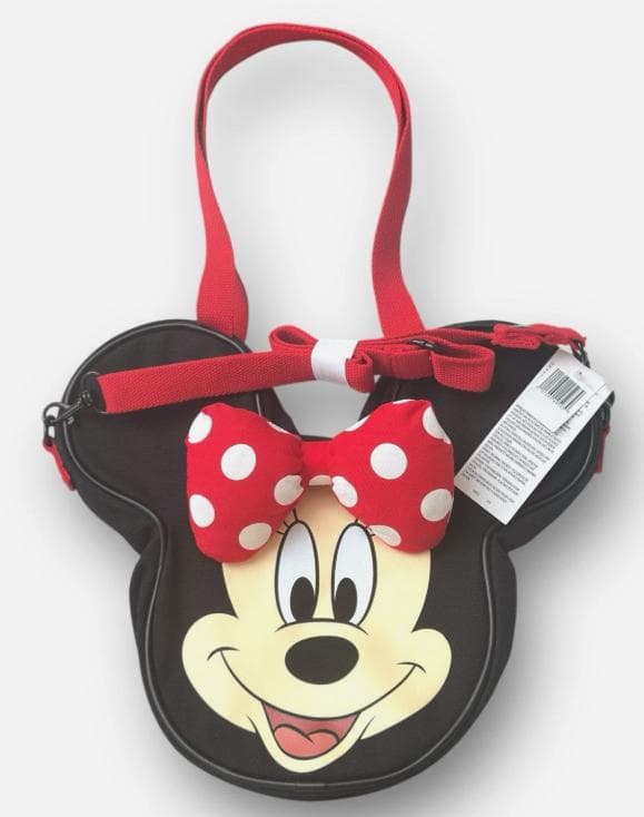 【新作】　ディズニー ミニー ビッグフェイス ミニトート ショルダーバッグ