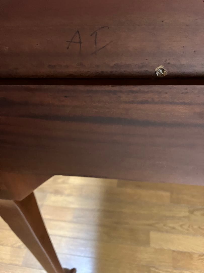 アンティークデスク プレート刻印有り逸品