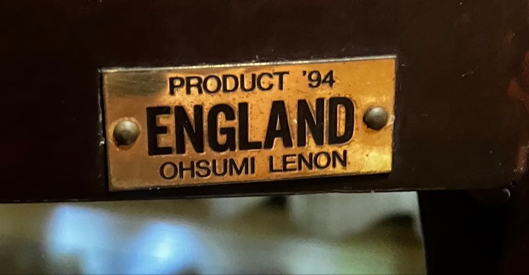 アンティークデスク プレート刻印有り逸品