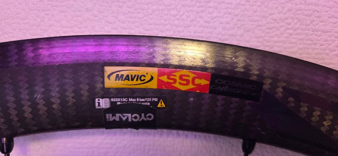 Mavic Cosmic Carbon40 クリンチャータイヤ