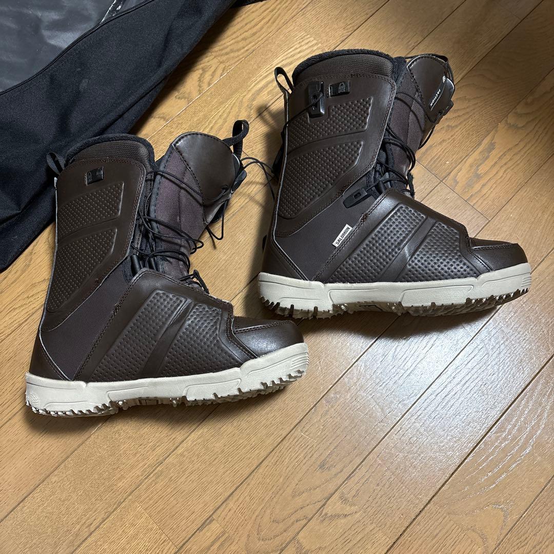 【板ケース付】Salomon faction 25.5cm スノーボードブーツ