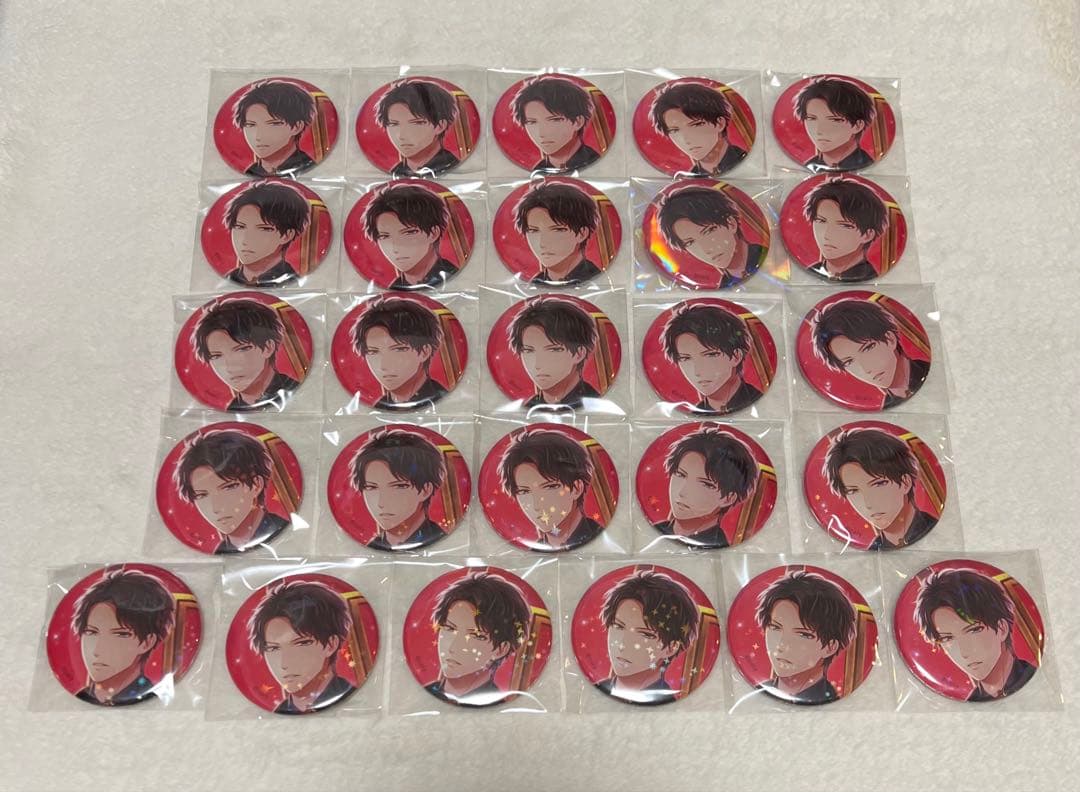 スタマイ スタンドマイヒーローズ 7周年 缶バッジ ホログラム缶バッジ 青山樹