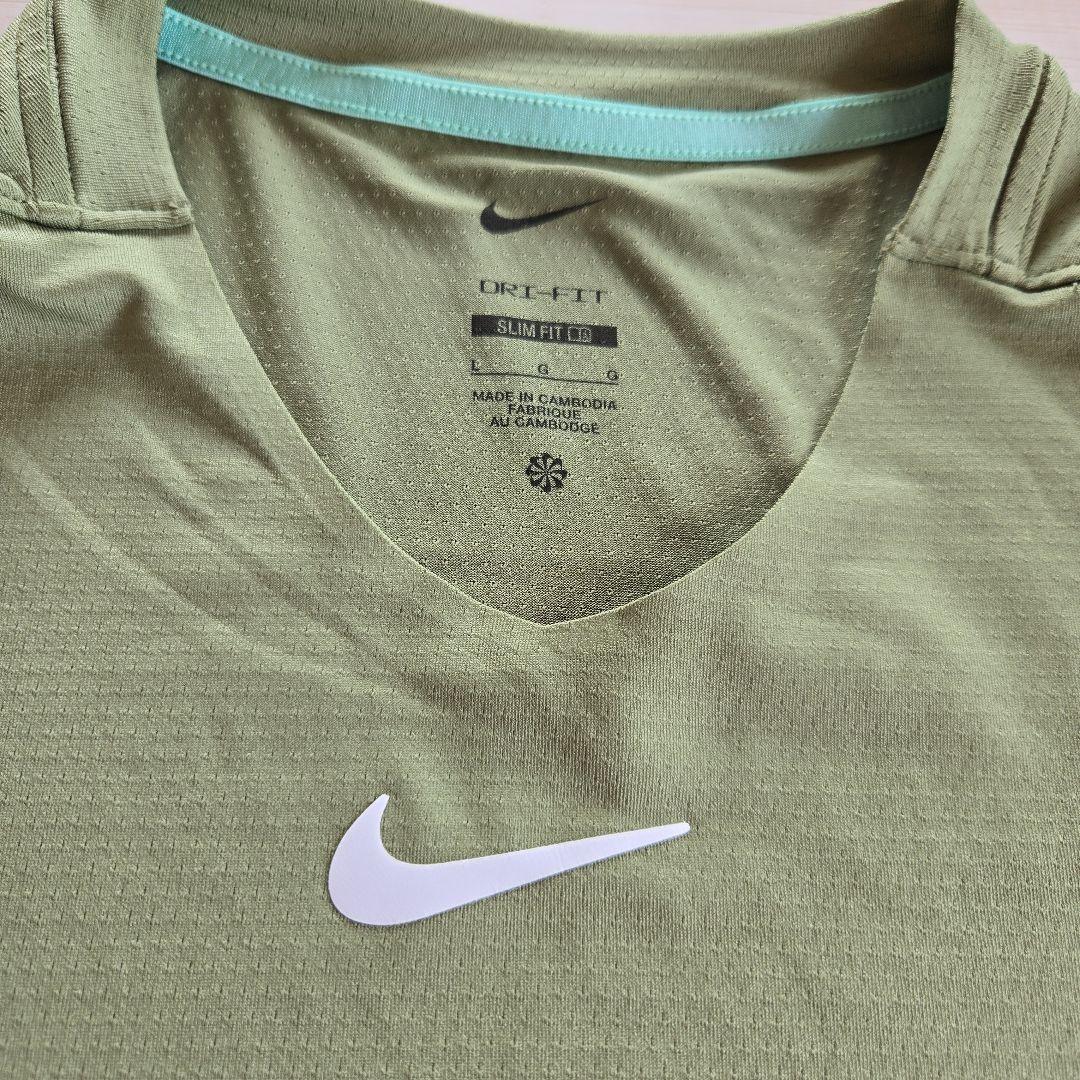 Nikeナイキ美品 オリーブグリーン Tシャツ ショートパンツ セットLサイズ