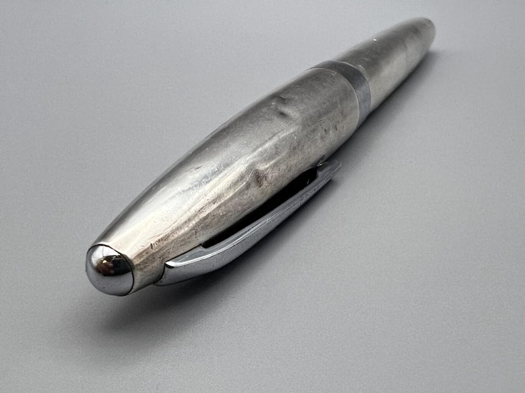 【海】パイロット スターリングシルバー 万年筆 大型ペン先/18K-750