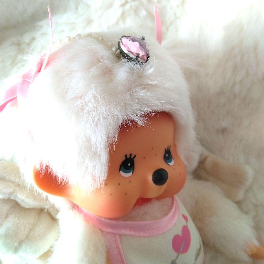 平成レトロ　天使　モンチッチ　女の子　S　ぬいぐるみ　セキグチ　天使　白